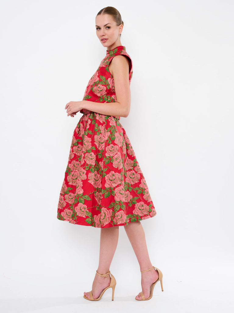 Flora Bea -Tulip Skirt - Red Rose-Flora Bea-treehaus