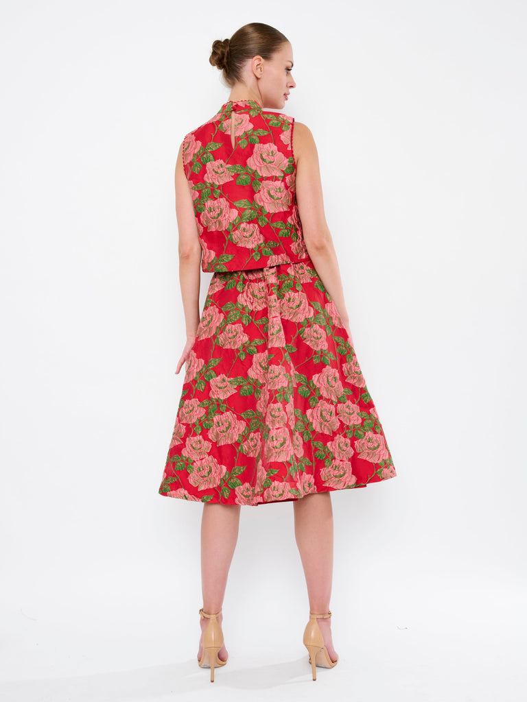 Flora Bea -Tulip Skirt - Red Rose-Flora Bea-treehaus