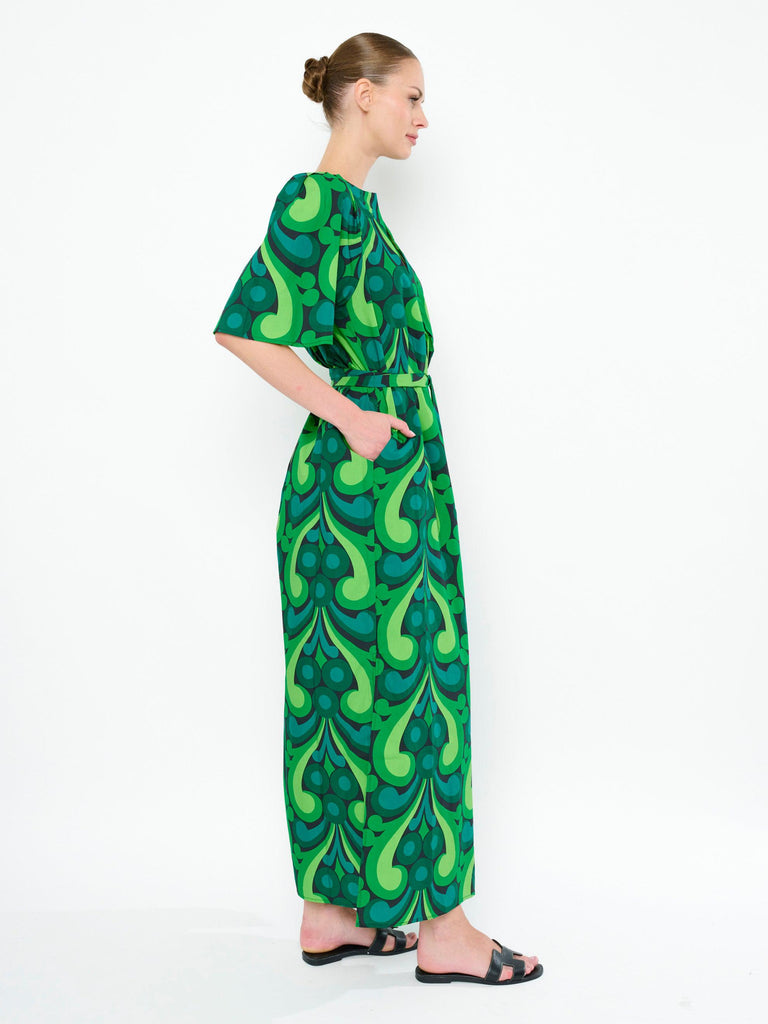 Flora Bea - Vale Dress - Green-Flora Bea-treehaus