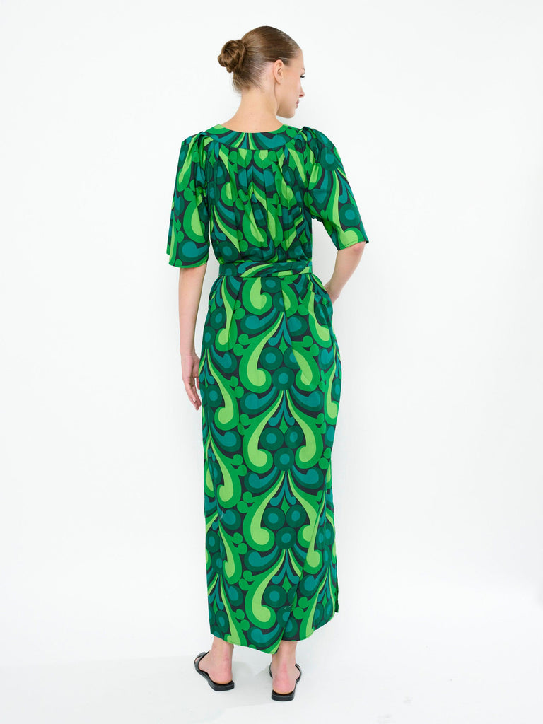 Flora Bea - Vale Dress - Green-Flora Bea-treehaus