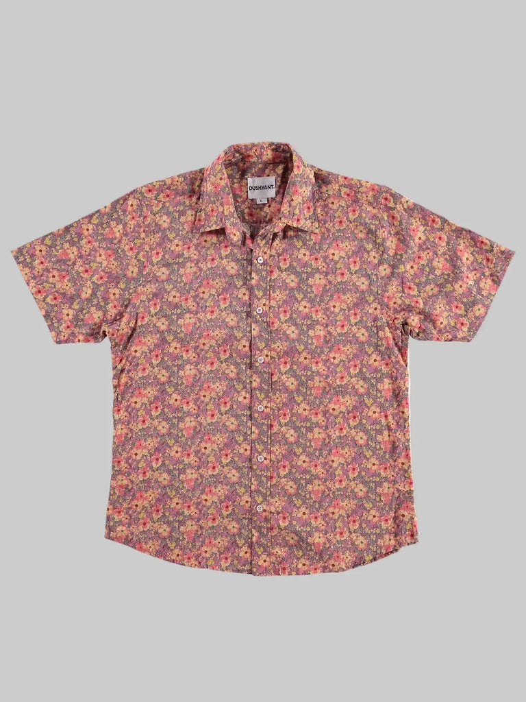 Folk Shirt - Pastel Floral-Dushyant-treehaus