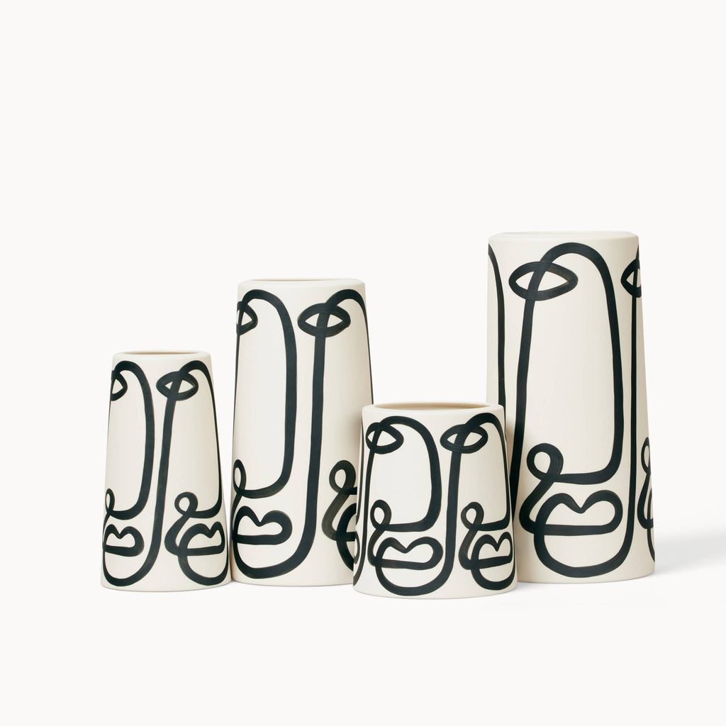 Franca - Cara Pillar Vase - Large-Franca-treehaus