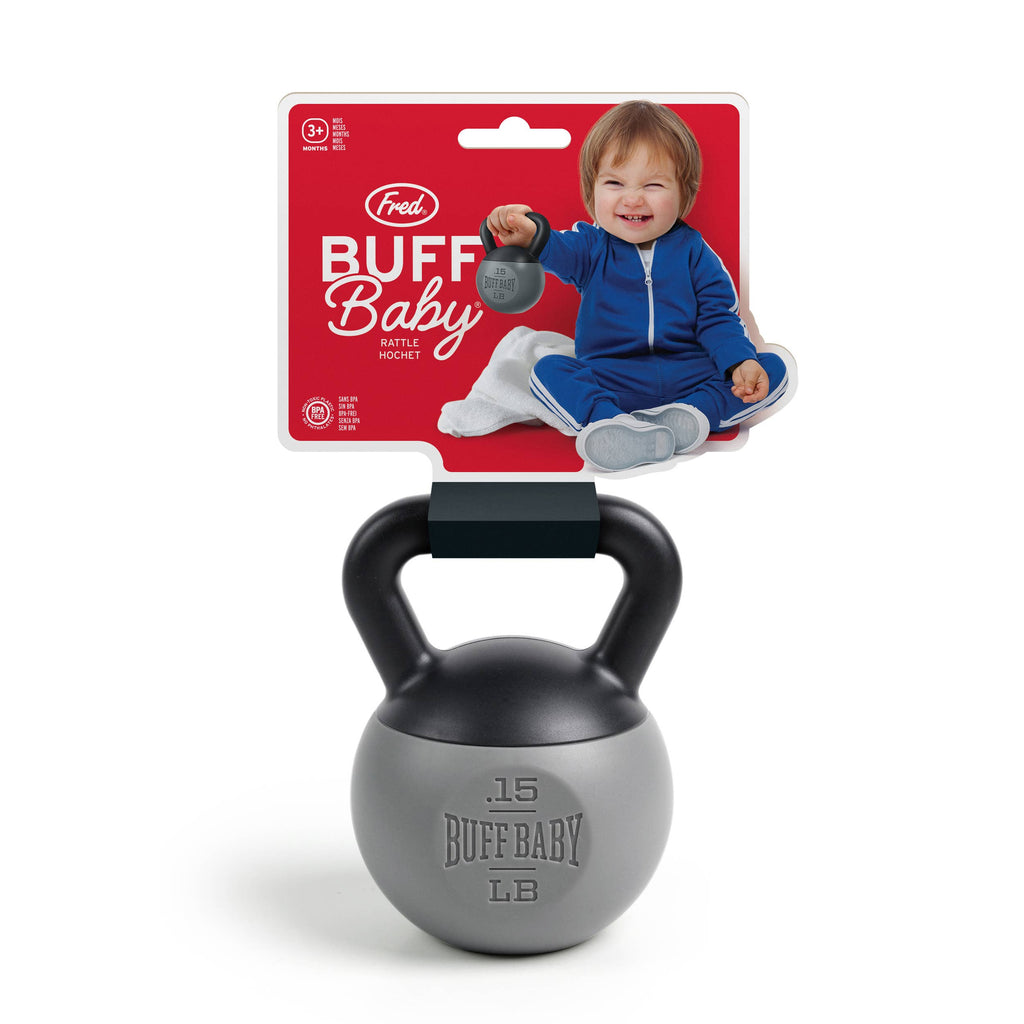 Fred & Friends - Buff Baby - Kettlebell Rattle-Fred & Friends-treehaus