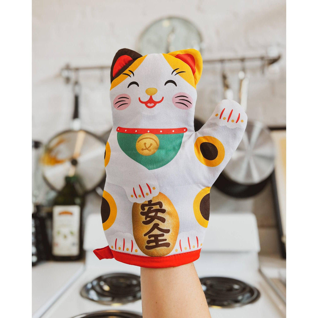 Fred & Friends - Feline Lucky - Oven Mitt-Fred & Friends-treehaus