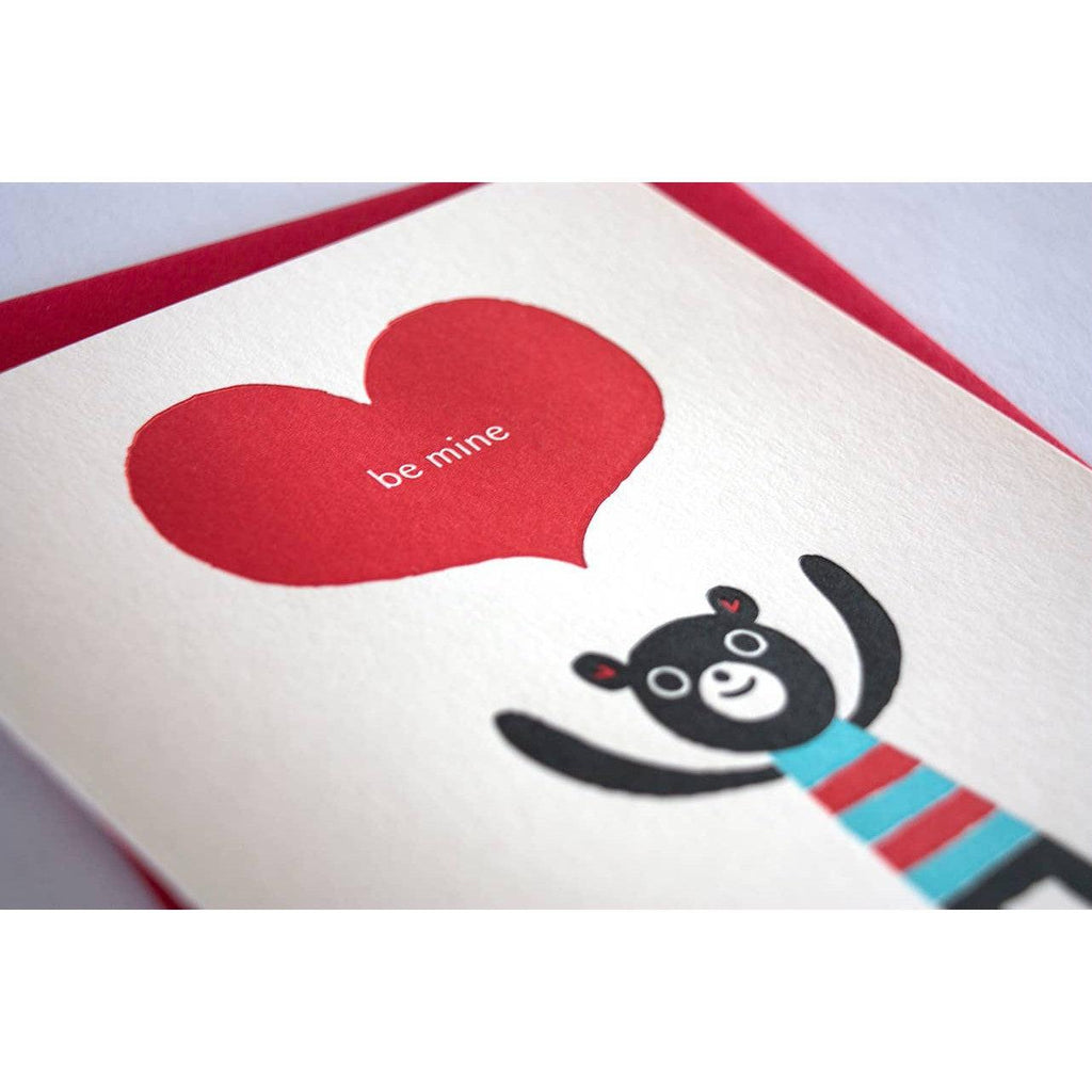 Fugu Fugu Press - Be Mine Bear Card-Fugu Fugu Press-treehaus