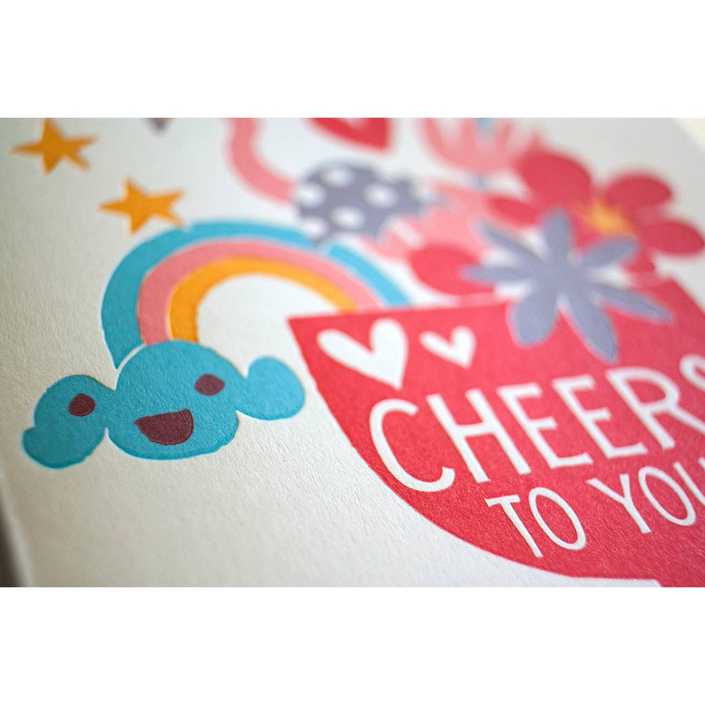 Fugu Fugu Press - Cheers To You Fancy Drink Card-Fugu Fugu Press-treehaus