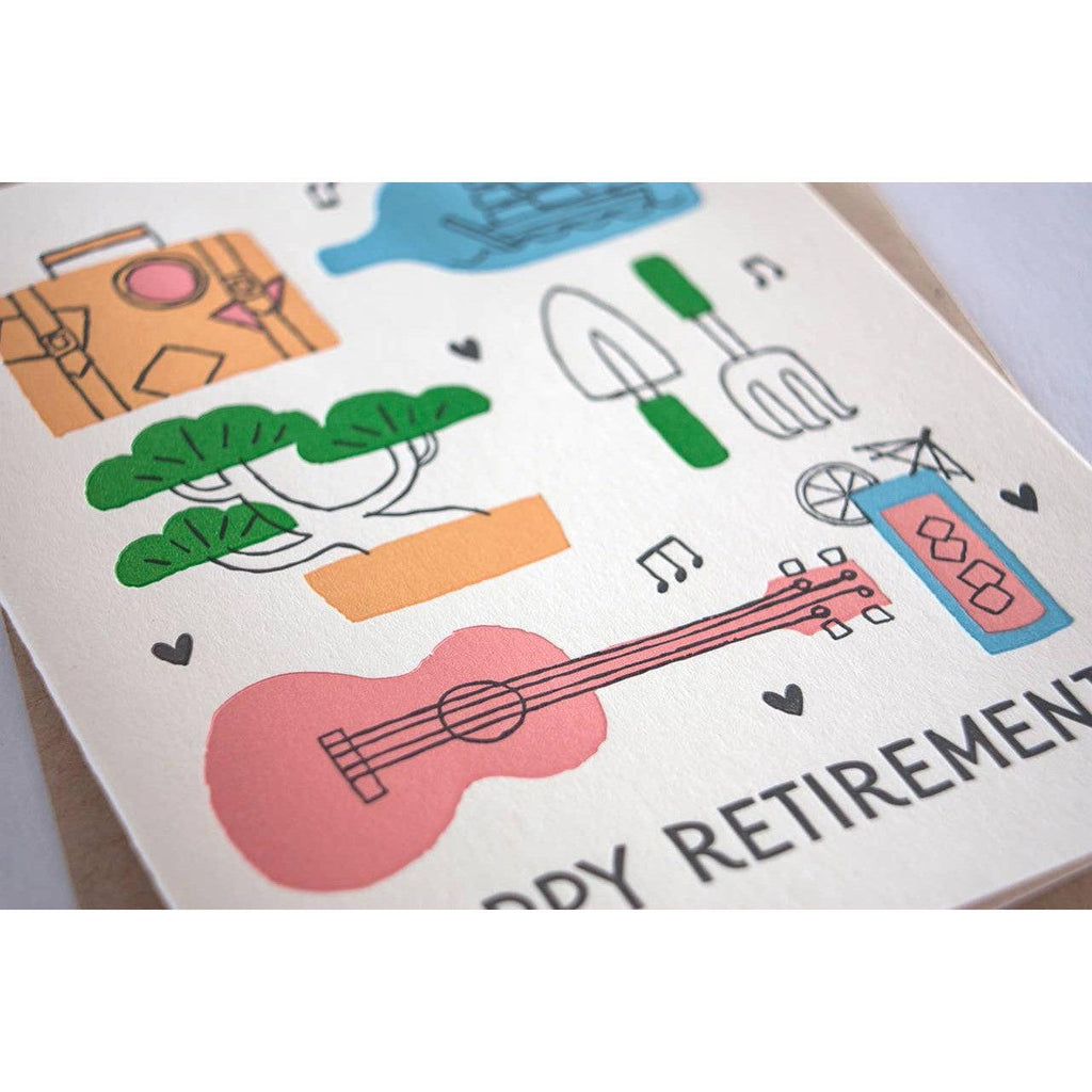 Fugu Fugu Press - Happy Retirement Card-Fugu Fugu Press-treehaus