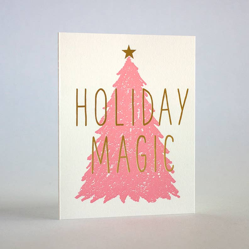 Fugu Fugu Press - Holiday Magic Tree Christmas Card-Fugu Fugu Press-treehaus