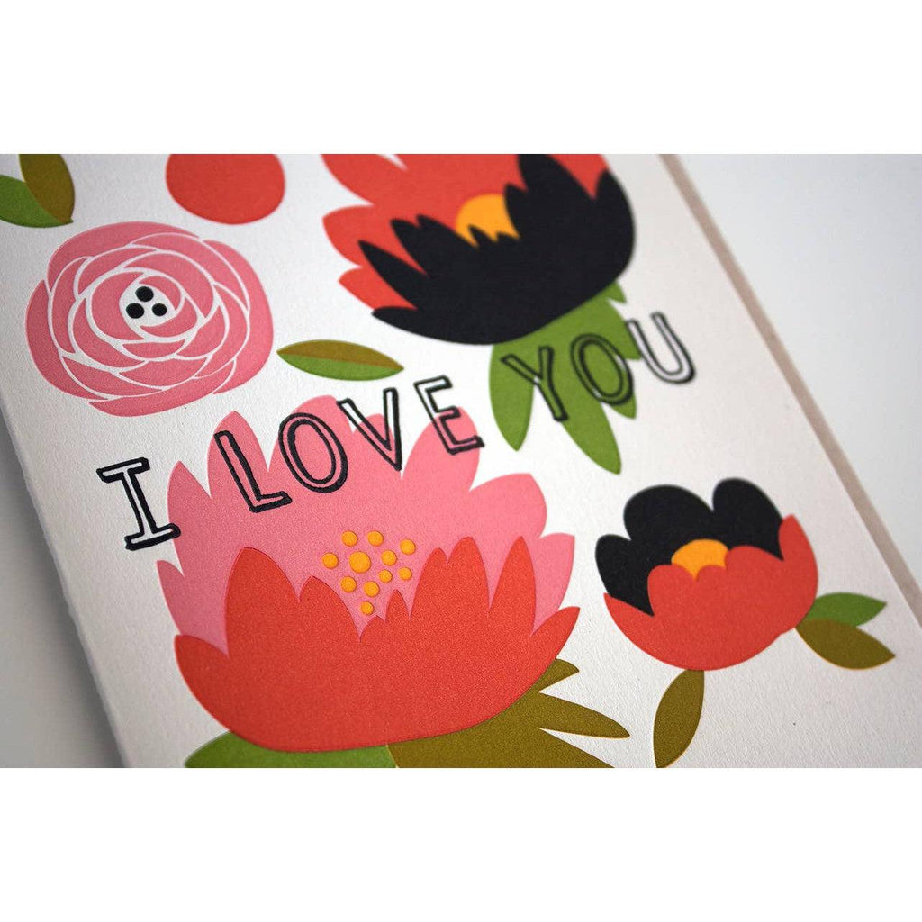 Fugu Fugu Press - I Love You Peonies-Fugu Fugu Press-treehaus