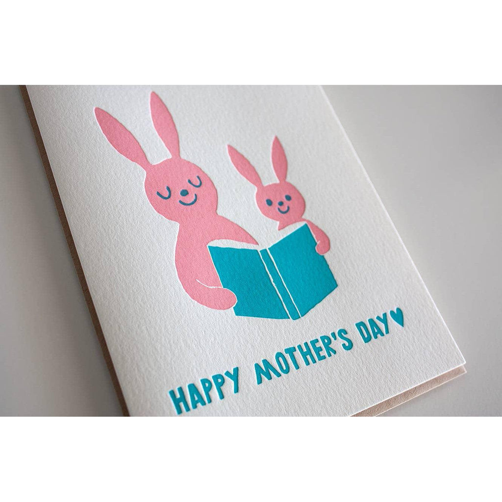 Fugu Fugu Press - Mother's Day Reading Bunnies-Fugu Fugu Press-treehaus