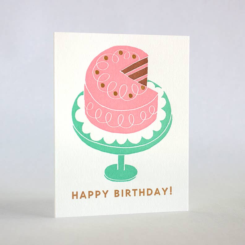 Fugu Fugu Press - Pink Frosted Birthday Cake-Fugu Fugu Press-treehaus