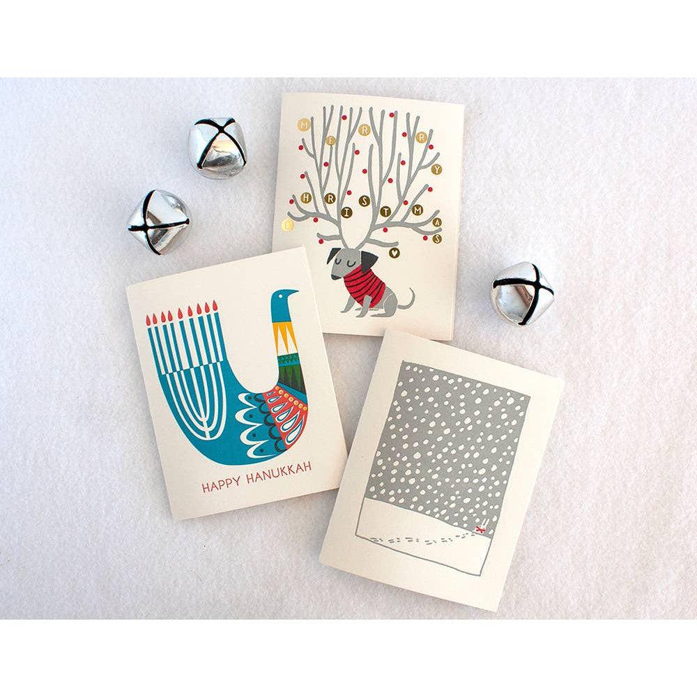 Fugu Fugu Press - Reindeer Wiener Card - Set of 8-Fugu Fugu Press-treehaus