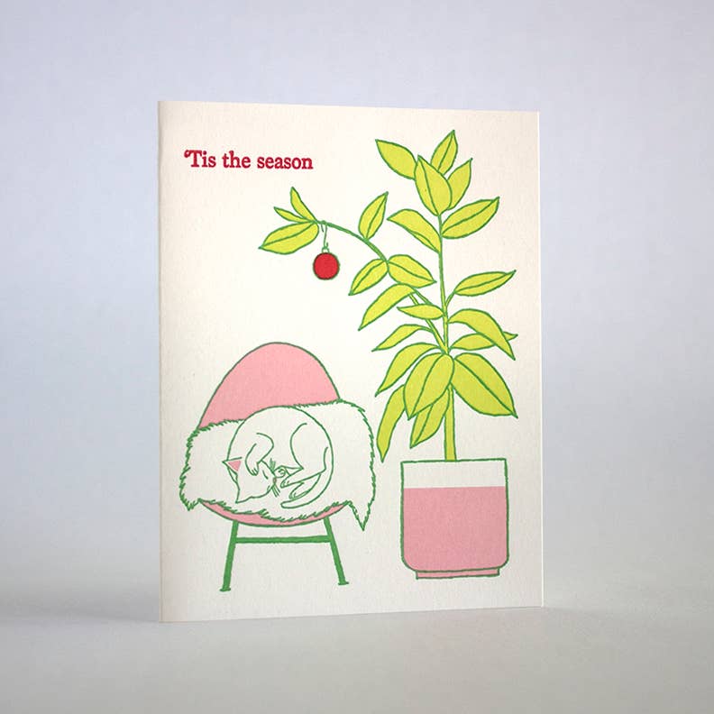 Fugu Fugu Press - Tis the Season Card - Set of 8-Fugu Fugu Press-treehaus