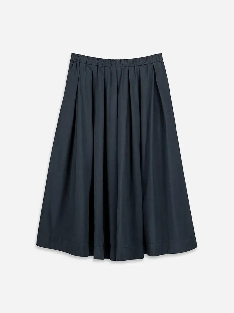 Future Classics - Voluminous Drape Skirt - Navy-Future Classics-treehaus