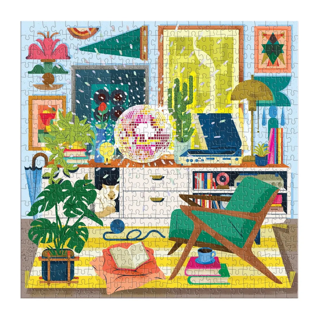 Galison - Disco Life Foil Puzzle - 500 Piece-Galison-treehaus