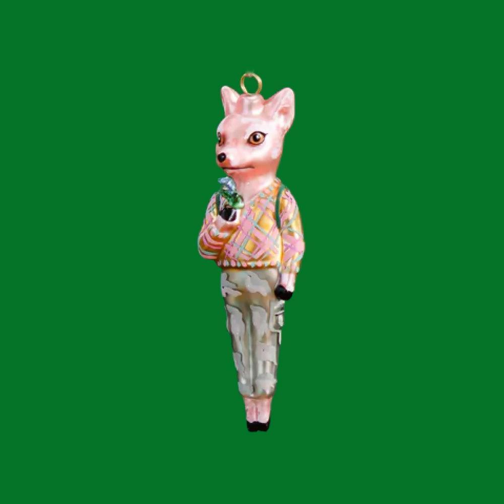 Glitterville - Dressed Woodland Animals Ornaments-Glitterville-treehaus