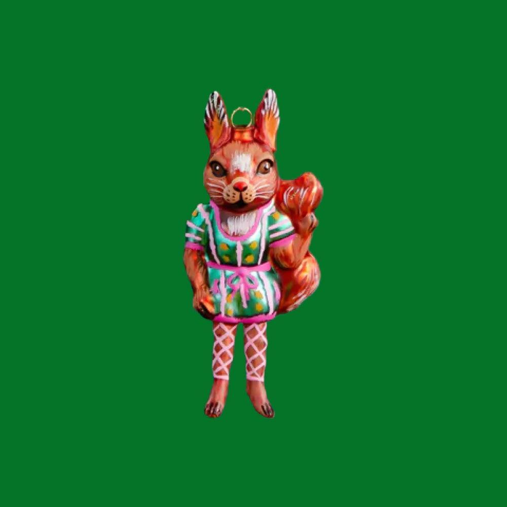 Glitterville - Dressed Woodland Animals Ornaments-Glitterville-treehaus