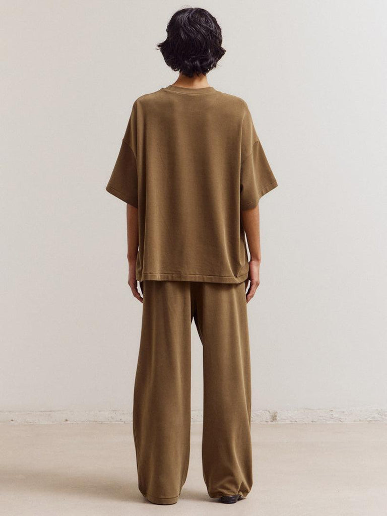 Grade & Gather - Brush Touch Loose Fit T-Shirt-Grade & Gather-treehaus