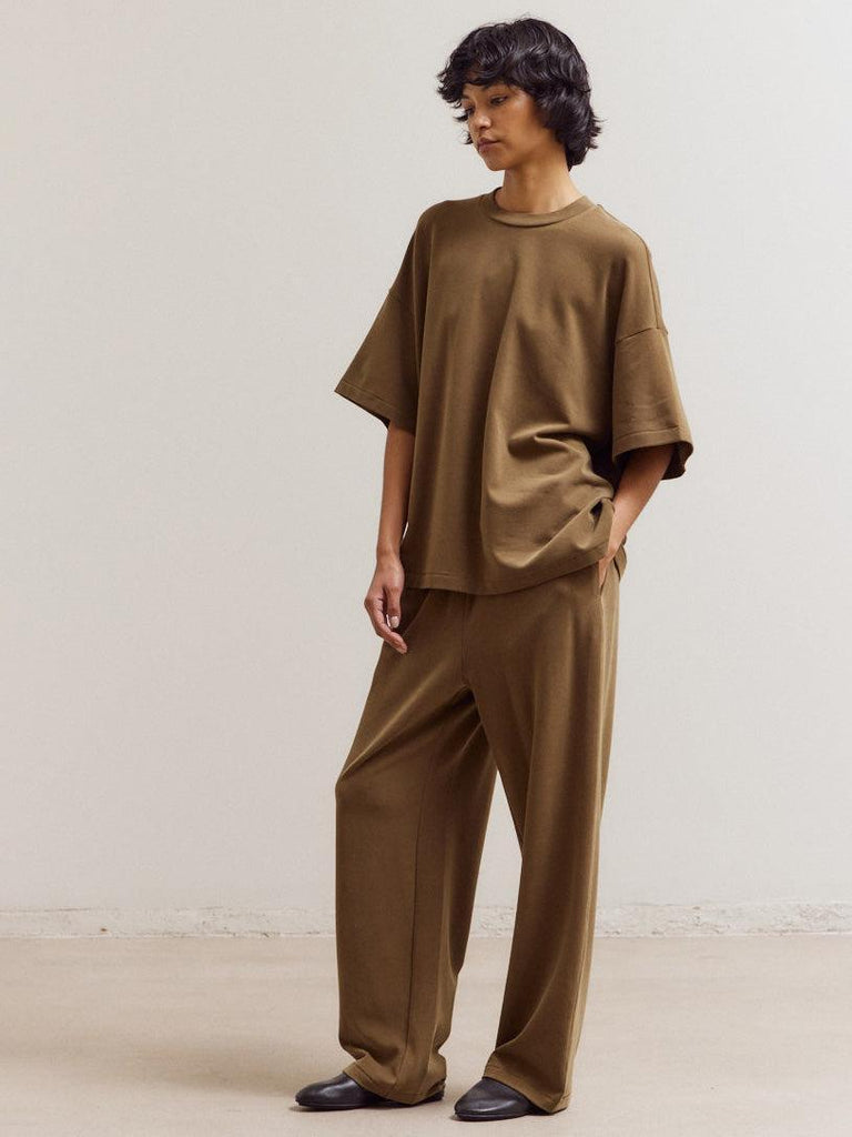 Grade & Gather - Brush Touch Loose Fit T-Shirt-Grade & Gather-treehaus