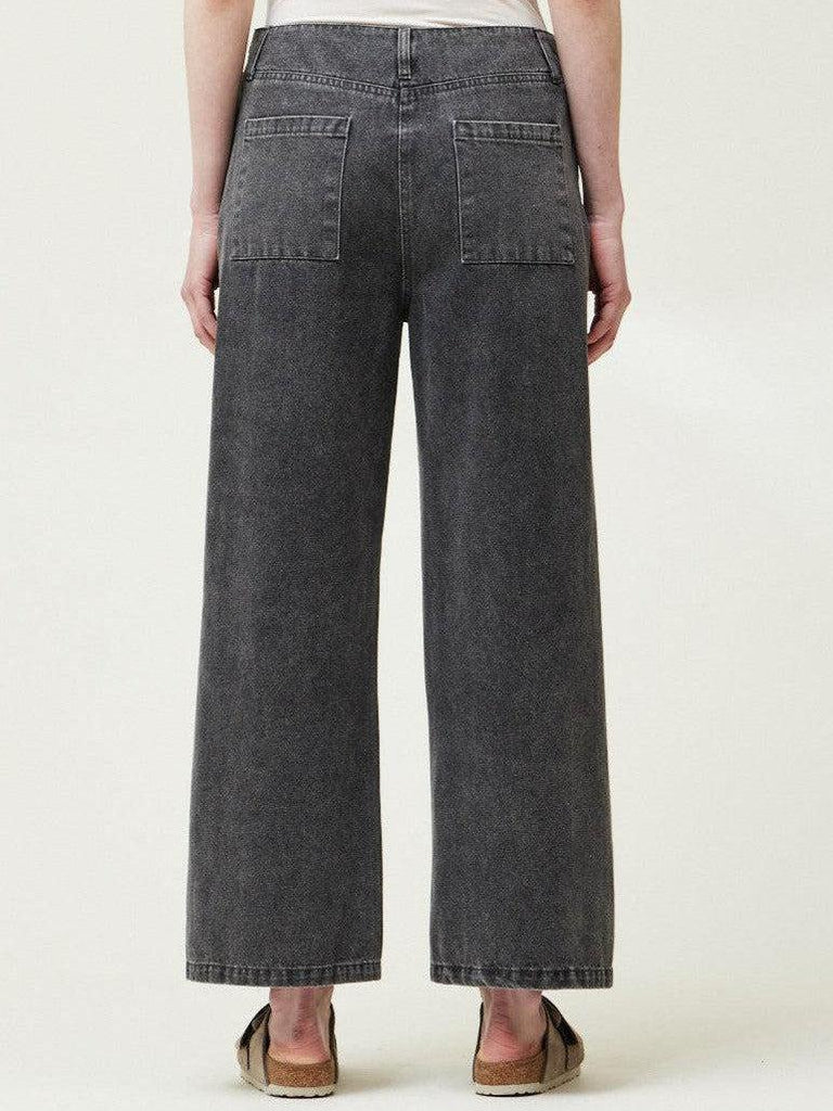 Grade & Gather - Denim Trousers - Washed Black-Grade & Gather-treehaus