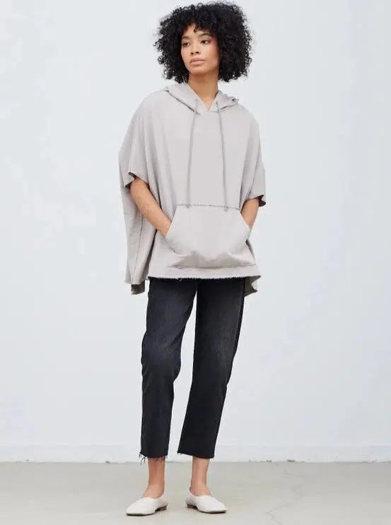 Grade & Gather - Oversized Terry Hoodie - Dust-Grade & Gather-treehaus