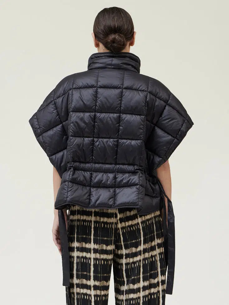 Grade & Gather - Quilted Vest - Black-Grade & Gather-treehaus