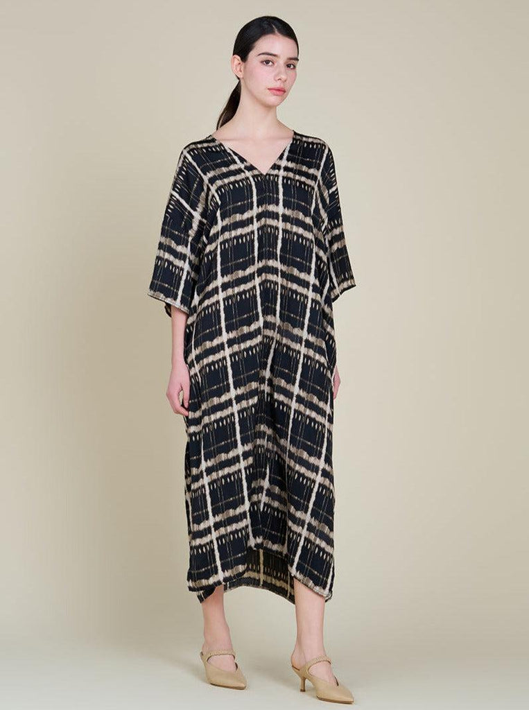 Grade & Gather - Satin Print Tunic Dress-Grade & Gather-treehaus