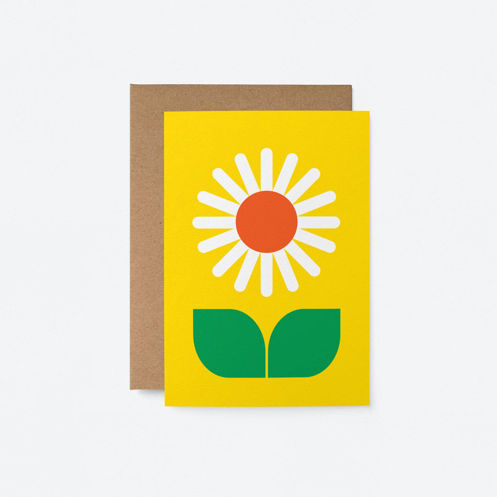 Graphic Factory - Flower No 1 - Everyday Greeting Card-Graphic Factory-treehaus