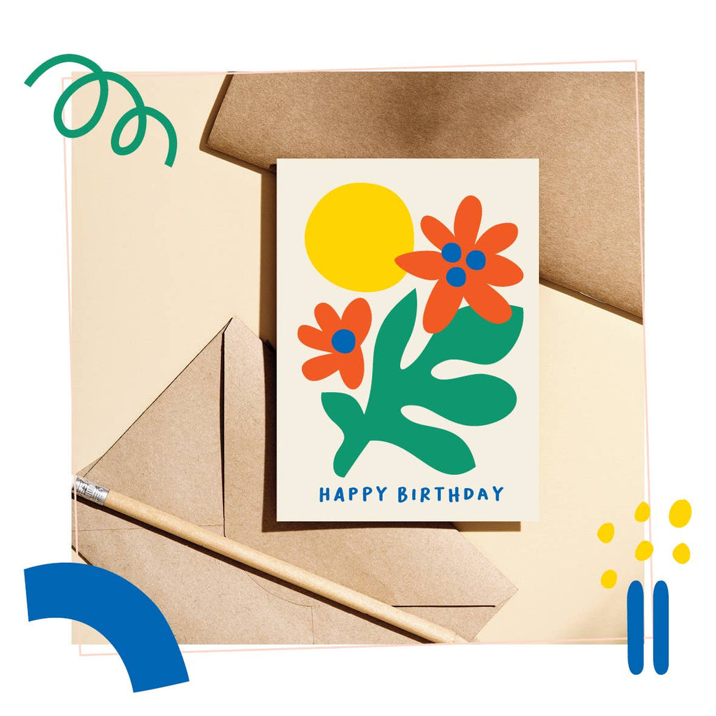 Graphic Factory - Happy birthday - Greeting Card-Graphic Factory-treehaus