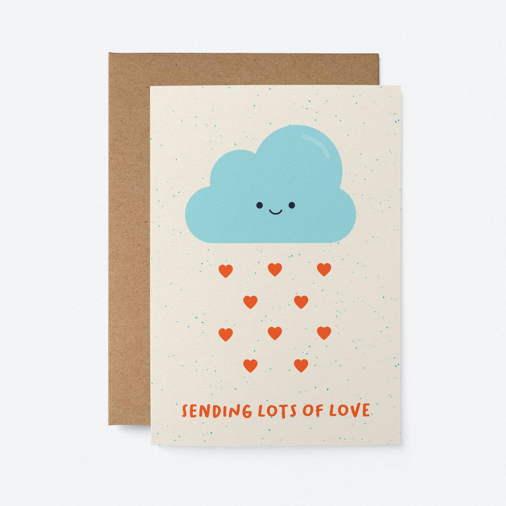 Graphic Factory - Sending lots of love - Greeting Card-Graphic Factory-treehaus