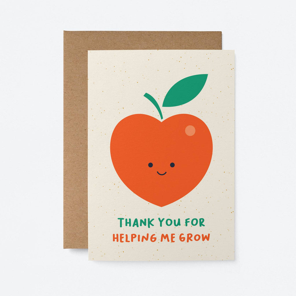 Graphic Factory - Thank you for helping me grow - Teacher Card-Graphic Factory-treehaus