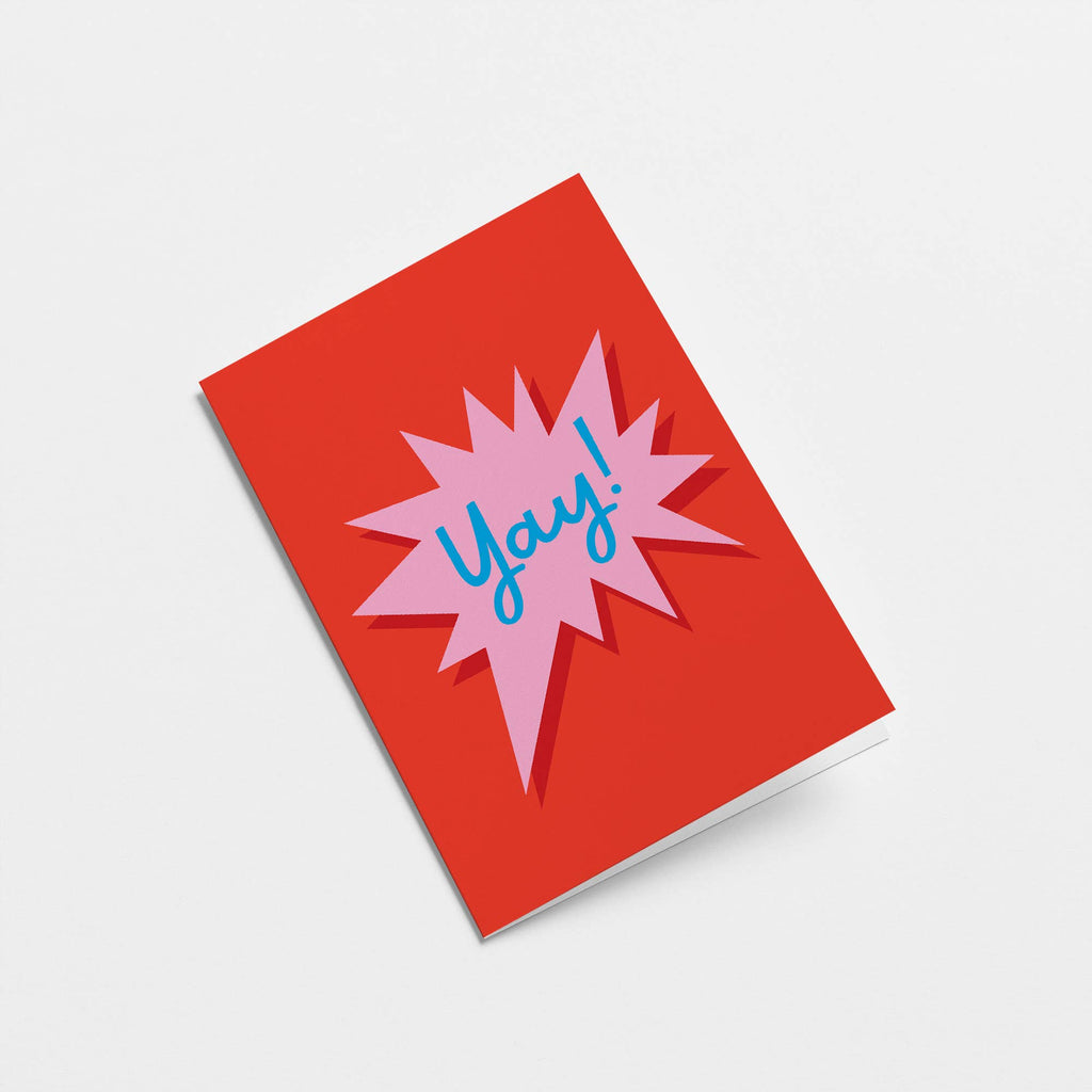 Graphic Factory - Yay - Birthday Greeting Card-Graphic Factory-treehaus