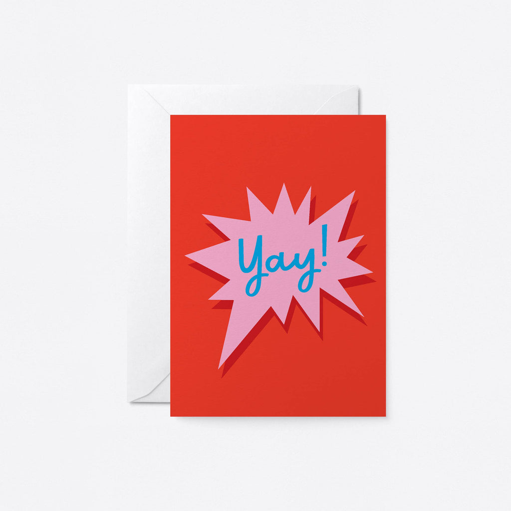 Graphic Factory - Yay - Birthday Greeting Card-Graphic Factory-treehaus