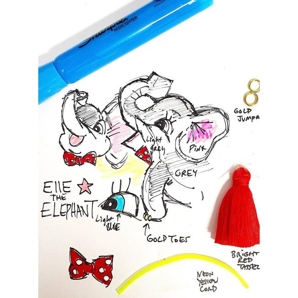 Gunner & Lux - Elle The Elephant Necklace-Gunner & Lux-treehaus