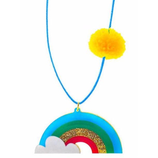 Gunner & Lux - Rainbows Are Awesome Necklace-Gunner & Lux-treehaus