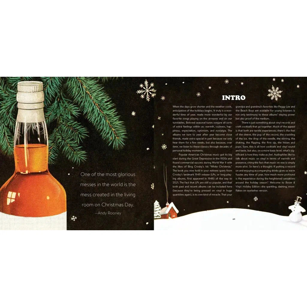 Hachette - Booze & Vinyl Christmas - Hardcover-Hachette-treehaus