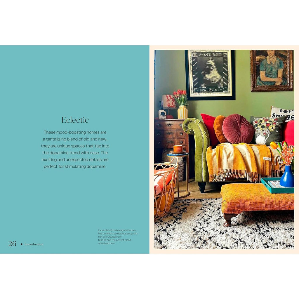 Hachette - Dopamine Home - A Bold Guide to Mood Boosting Interiors - Hardcover-treehaus-treehaus