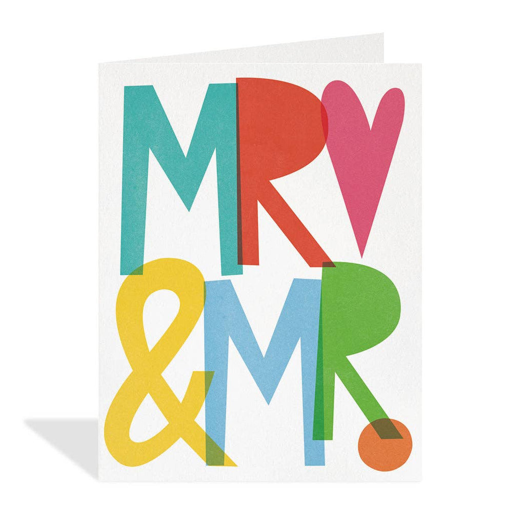 Halfpenny Postage - Mr and Mr - Wedding Card-Halfpenny Postage-treehaus