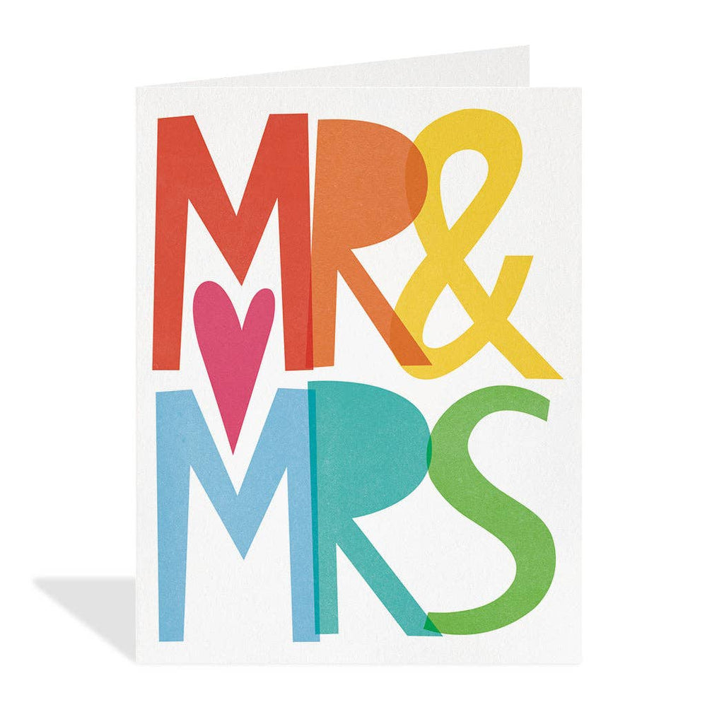 Halfpenny Postage - Mr and Mrs - Wedding Card-Halfpenny Postage-treehaus