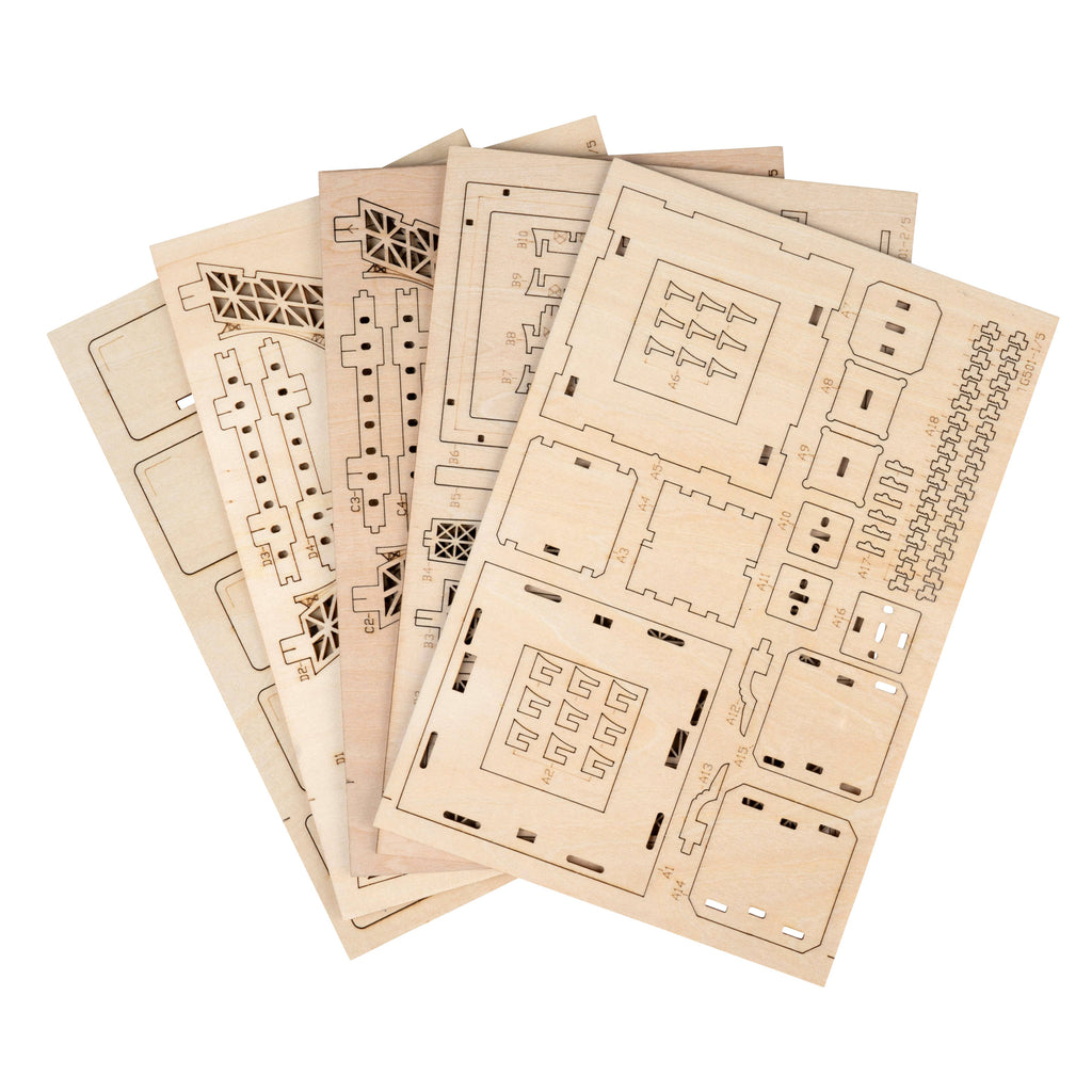 Hands Craft - 3D Laser Cut Wooden Puzzle - Eiffel Tower-Hands Craft-treehaus