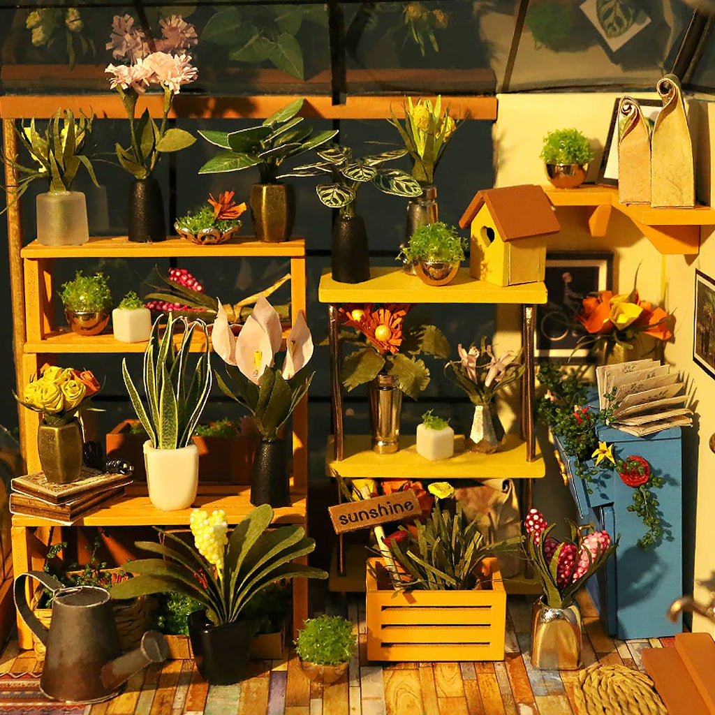 Hands Craft - DIY Miniature House Kit: Cathy's Flower House-Hands Craft-treehaus