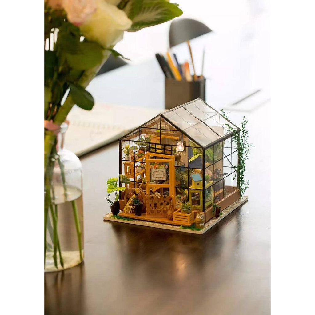 Hands Craft - DIY Miniature House Kit: Cathy's Flower House-Hands Craft-treehaus