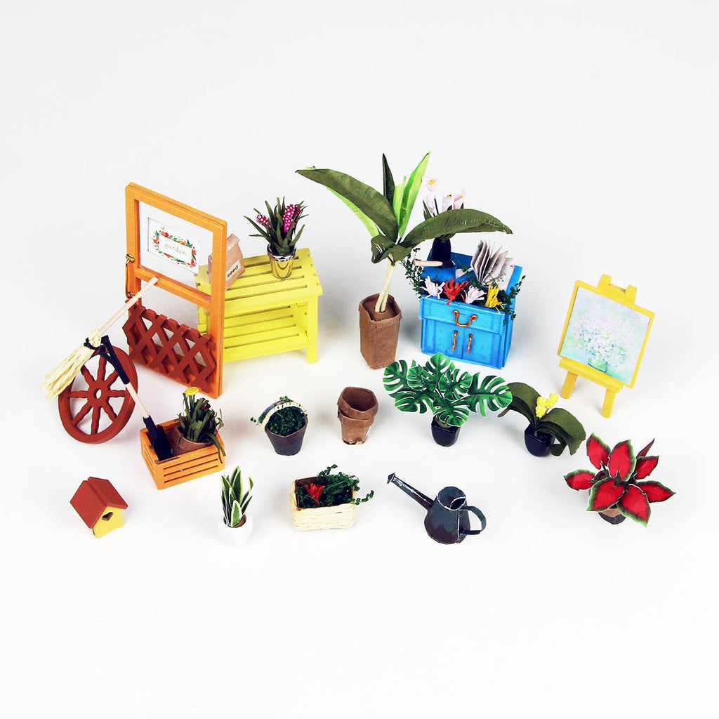 Hands Craft - DIY Miniature House Kit: Cathy's Flower House-Hands Craft-treehaus
