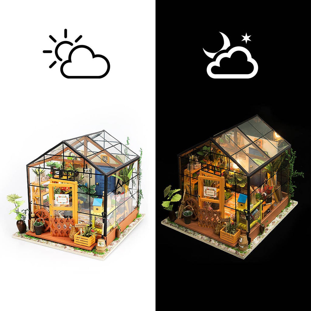 Hands Craft - DIY Miniature House Kit: Cathy's Flower House-Hands Craft-treehaus