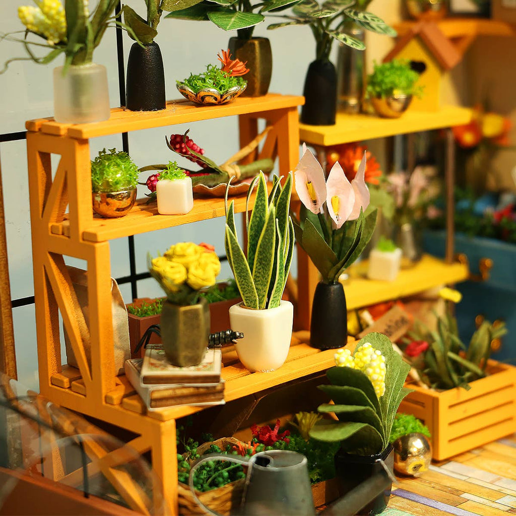 Hands Craft - DIY Miniature House Kit: Cathy's Flower House-Hands Craft-treehaus