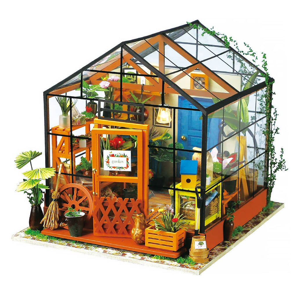 Hands Craft - DIY Miniature House Kit: Cathy's Flower House-Hands Craft-treehaus