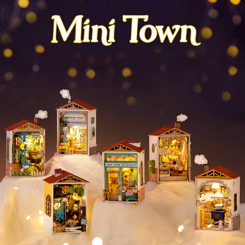 Hands Craft - DIY Miniature House Kit - Free Time Bookshop-Hands Craft-treehaus