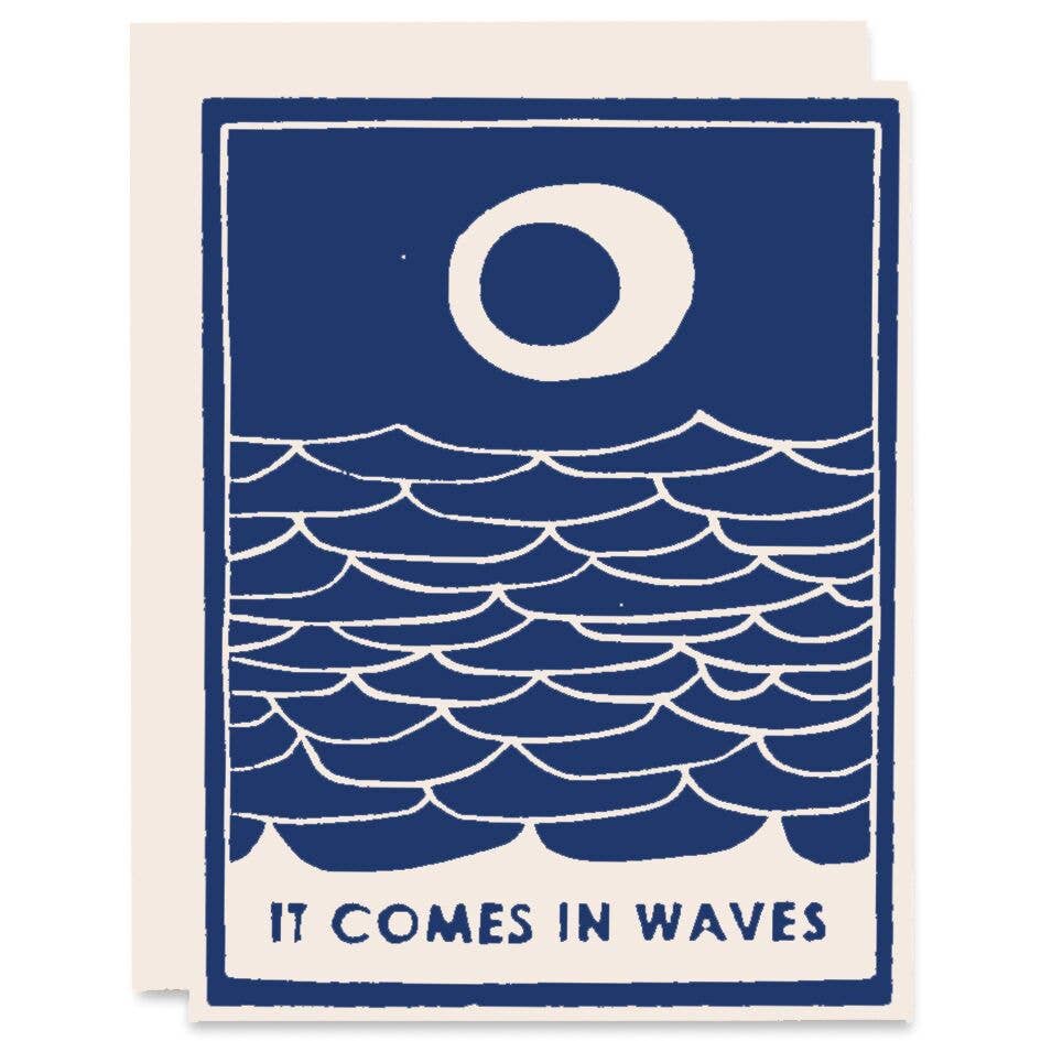 Heartell Press - Comes In Waves Sympathy Card-Heartell Press-treehaus