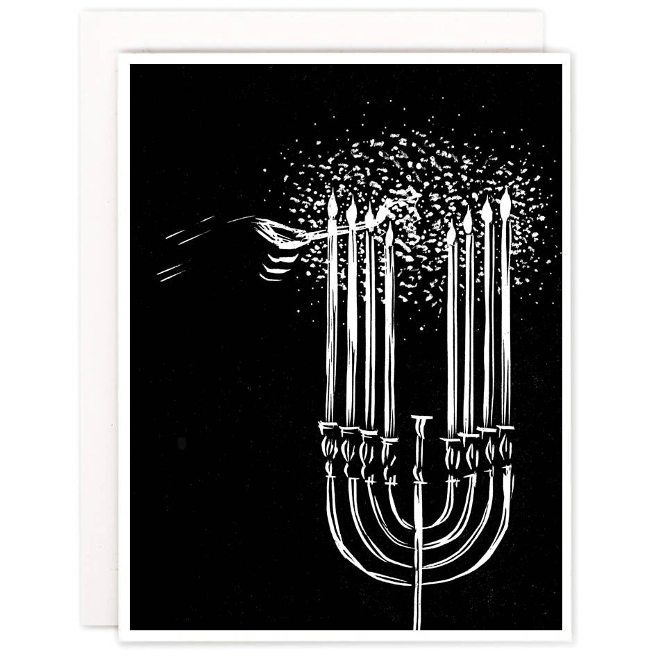 Heartell Press - Menorah Winter Holidays Card-Heartell Press-treehaus