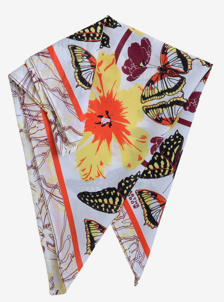 Hearth and Harrow - Butterfly Bandana - Yellow-Hearth and Harrow-treehaus